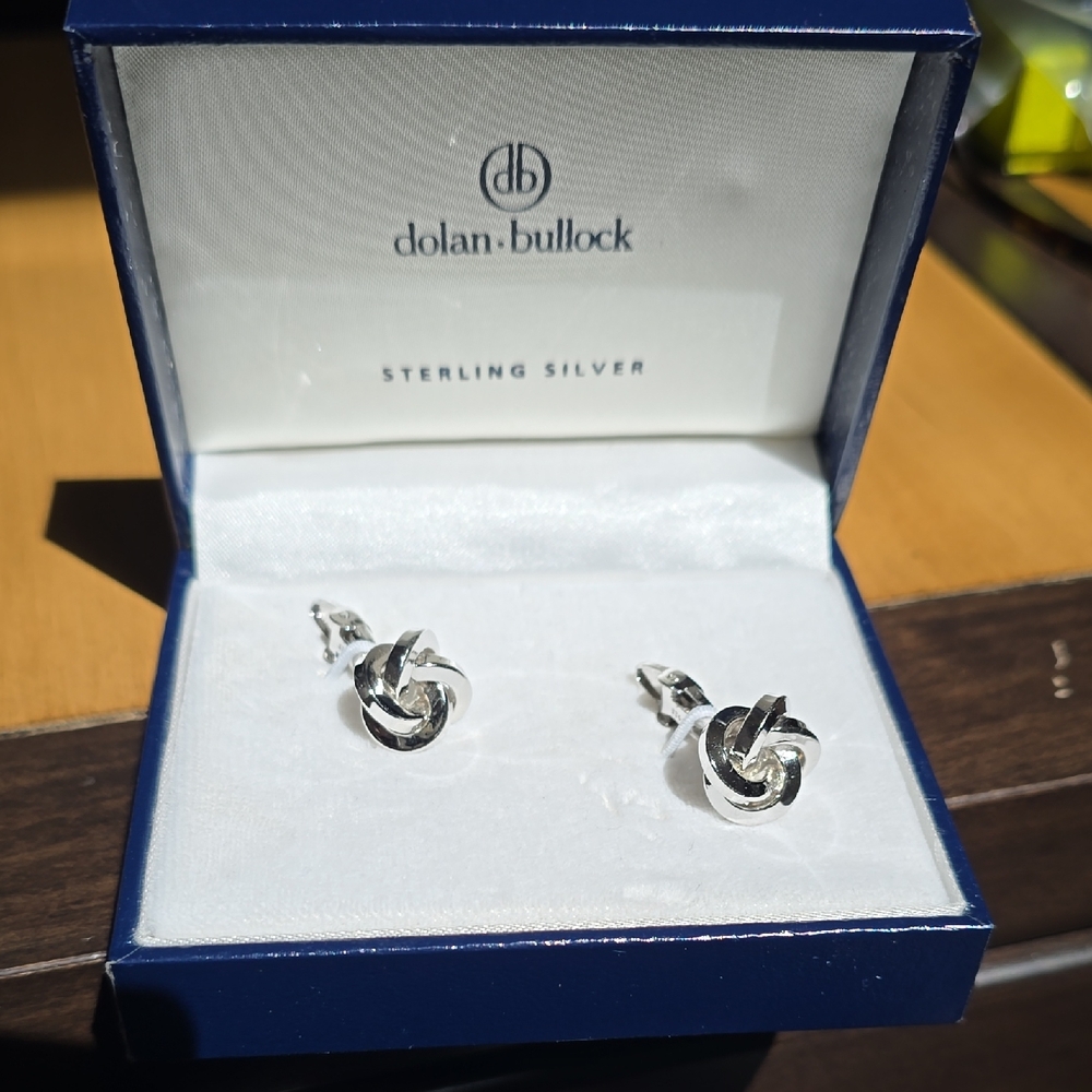 Dolan Bullock Sterling Silver Knot Cufflinks